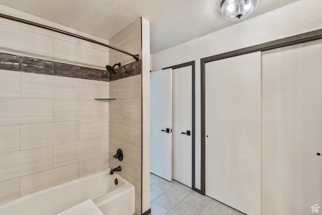 6530 Snow View Dr, Park City, UT 84098 - bathroom featuring shower / bath combination and tile patterned flooring