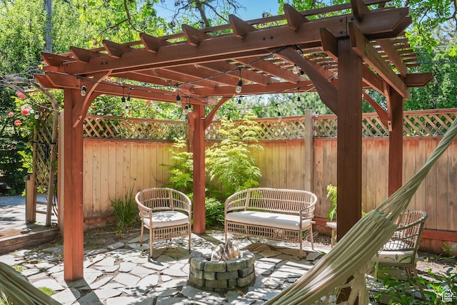 153 W 4350 N, Pleasant View, UT 84414 - view of patio with a pergola