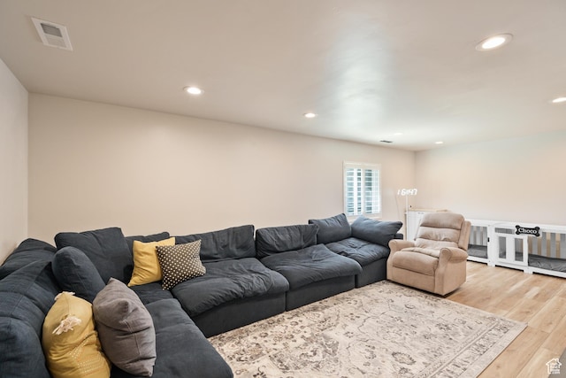 12568 S Bridal Veil Dr W, Riverton, UT 84065 - living room featuring light wood finished floors and recessed lighting