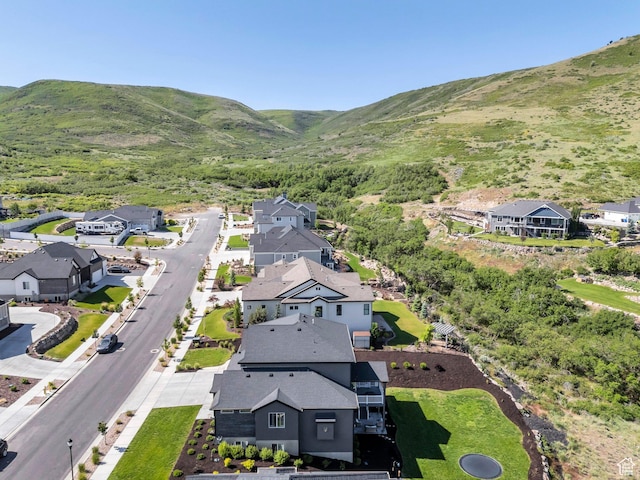 15058 S Spring Canyon Dr, Herriman, UT 84096 - aerial perspective of suburban area featuring mountains
