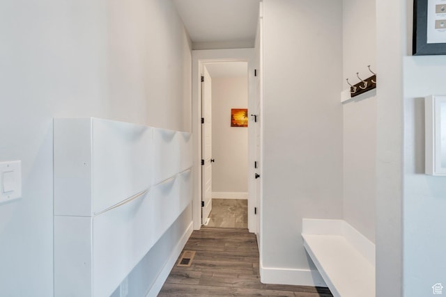 15058 S Spring Canyon Dr, Herriman, UT 84096 - mudroom featuring wood finished floors
