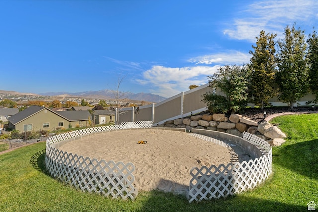 3547 E Jacobs Way, Eagle Mountain, UT 84005 - view of yard with a residential view and a mountain view