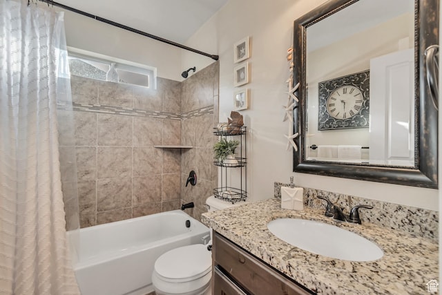 3547 E Jacobs Way, Eagle Mountain, UT 84005 - full bathroom featuring shower / tub combo, vanity, and toilet