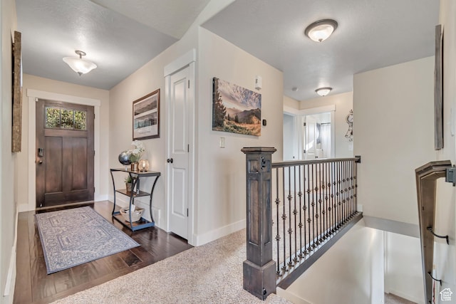 3547 E Jacobs Way, Eagle Mountain, UT 84005 - entrance foyer featuring baseboards and wood finished floors