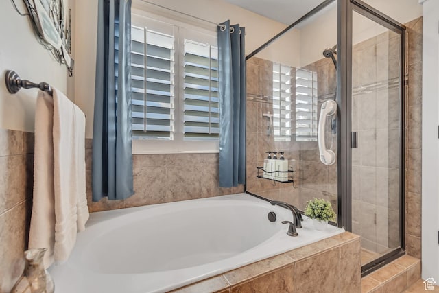 3547 E Jacobs Way, Eagle Mountain, UT 84005 - full bath featuring a stall shower and a garden tub