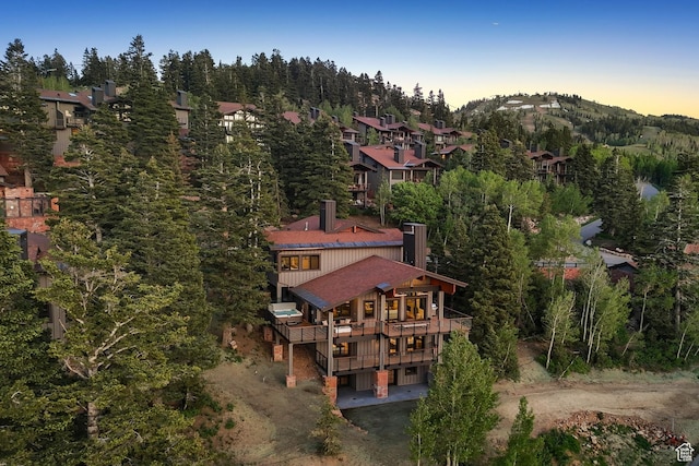 8200 E Royal St Unit 50, Deer Valley, UT 84060 - aerial view of property and surrounding area with a forest
