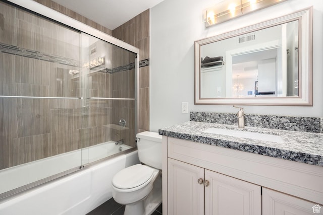 123 E 2nd Ave N Unit 1211, Salt Lake City, UT 84103 - full bathroom with toilet, vanity, and enclosed tub / shower combo