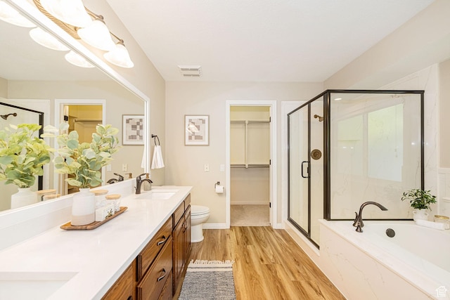 2678 E 25 S, Layton, UT 84040 - full bath with a shower stall, double vanity, a bath, and a walk in closet