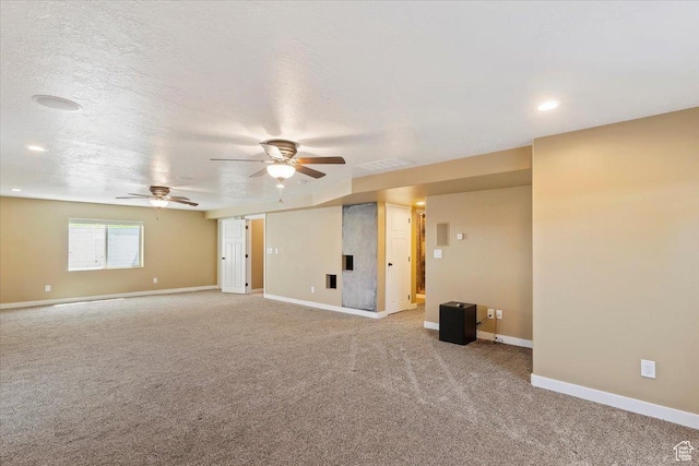 2432 Field Stone Way, Layton, UT 84041 - carpeted spare room with a ceiling fan, baseboards, and recessed lighting