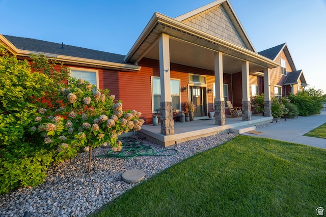 2609 W 3075 S, West Haven, UT 84401 - back of property with covered porch and a yard
