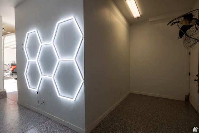 2609 W 3075 S, West Haven, UT 84401 - hallway with speckled floor and baseboards