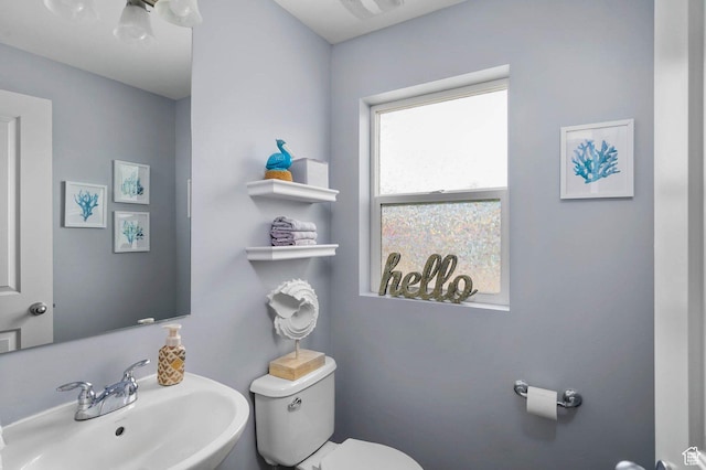 5128 W Stockfield Ln N, Herriman, UT 84096 - half bathroom with a sink and toilet