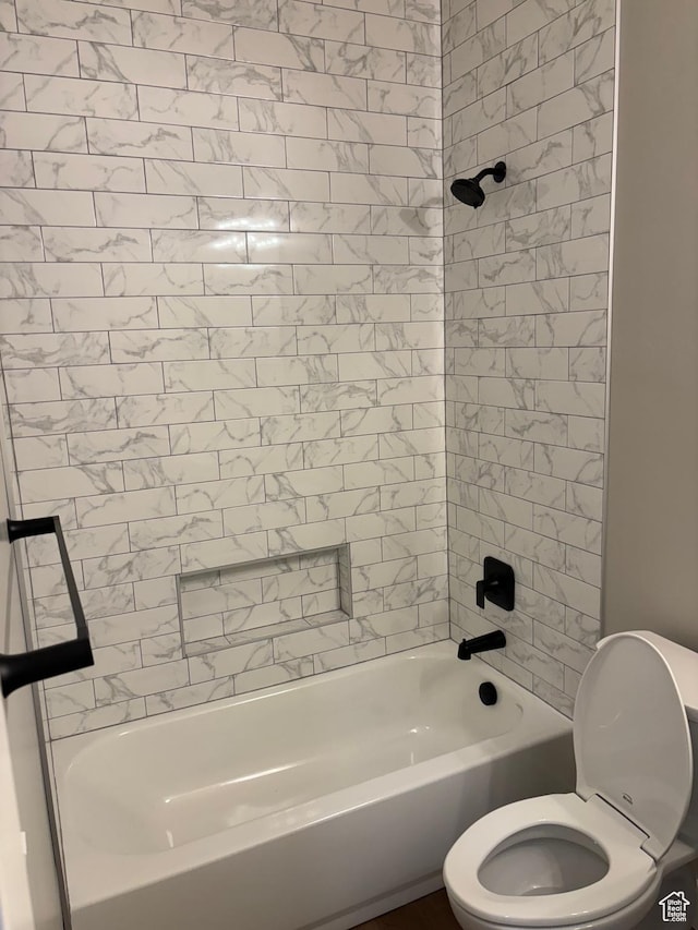 3323 N 1200 W, Pleasant View, UT 84414 - bathroom with toilet and shower / tub combination