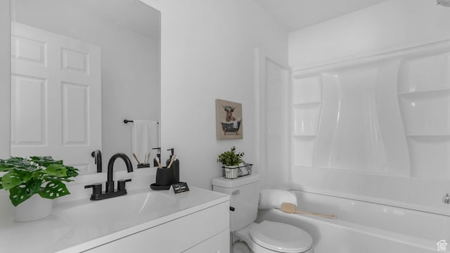 72 W Leadville Row, Eureka, UT 84628 - full bath with vanity, toilet, and bathtub / shower combination