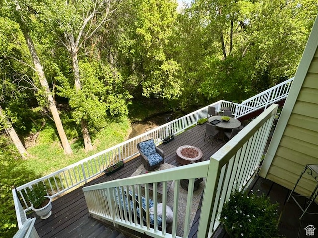 4862 S Kiwana Dr, South Ogden, UT 84403 - view of wooden deck