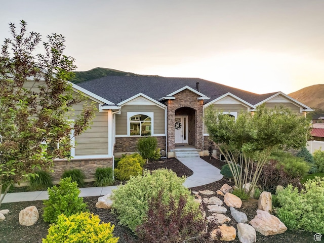588 S 100 E, Mantua, UT 84324 - craftsman house featuring stone siding
