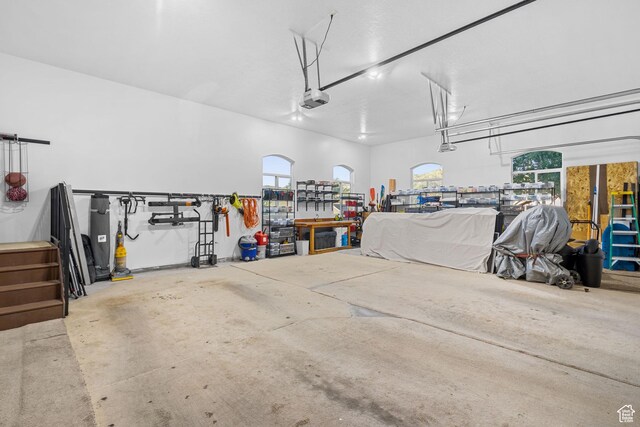 588 S 100 E, Mantua, UT 84324 - garage featuring a garage door opener