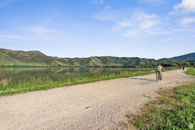 588 S 100 E, Mantua, UT 84324 - view of mountain backdrop with a nearby body of water