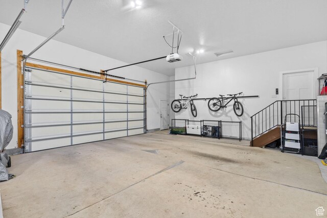 588 S 100 E, Mantua, UT 84324 - garage with a garage door opener