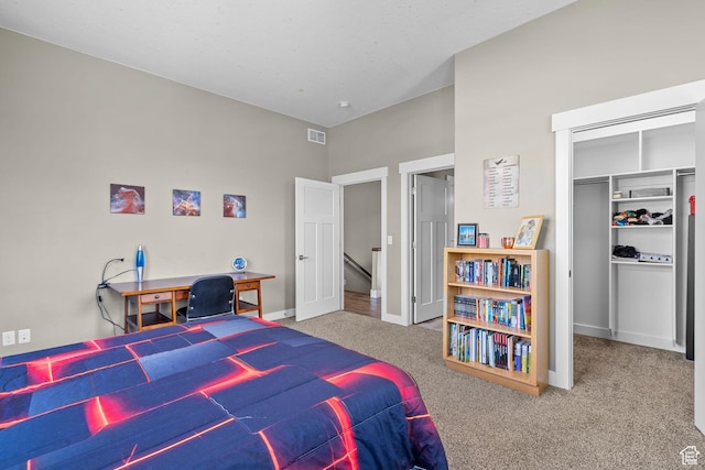588 S 100 E, Mantua, UT 84324 - carpeted bedroom featuring a closet and baseboards