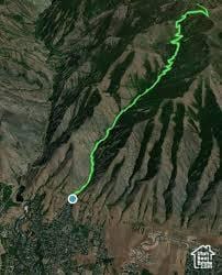 1536 E Mountain Rd, Logan, UT 84321 - aerial overview of property's location