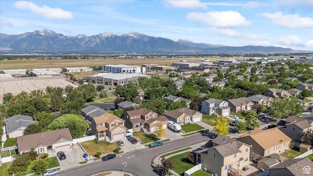 6731 S Ticklegrass Rd W, West Jordan, UT 84081 - aerial view of residential area with a mountainous background
