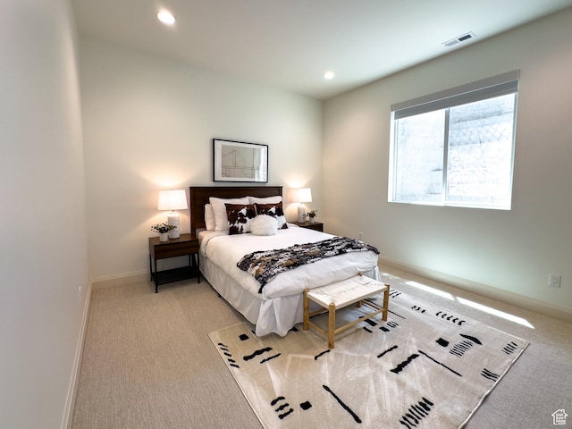 4893 W Ridge Rock Cir, Herriman, UT 84096 - carpeted bedroom featuring baseboards and recessed lighting