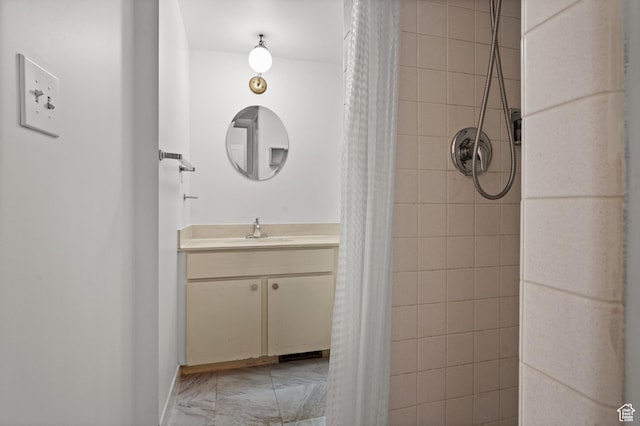2220 E Murray Holladay Rd Unit 184, Holladay, UT 84117 - full bath with marble finish flooring, tiled shower, and vanity