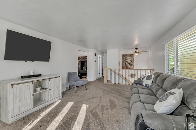 953 E 100 S, Layton, UT 84041 - living area with light carpet, a ceiling fan, and baseboards
