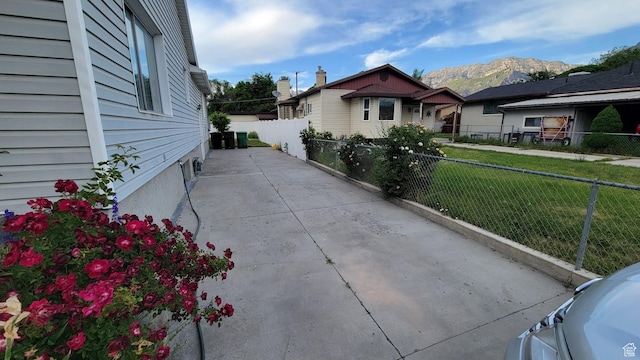 902 W 500 N, Provo, UT 84601 - view of patio / terrace with a mountain view and driveway