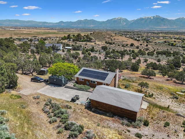 8043 W Hi Country Rd S, Herriman, UT 84096 - aerial view of property and surrounding area featuring a mountain backdrop