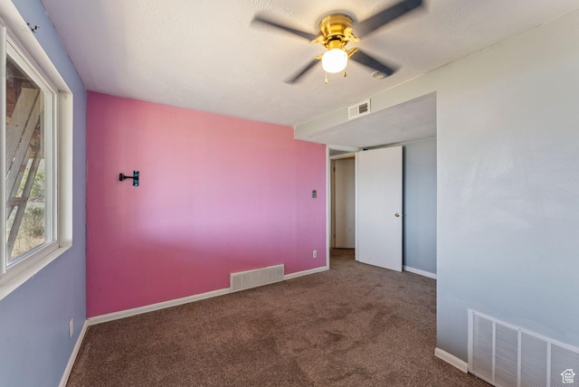 8043 W Hi Country Rd S, Herriman, UT 84096 - carpeted spare room featuring a ceiling fan and baseboards