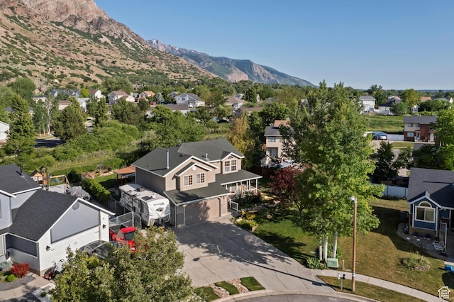 963 E 1275 N, Ogden, UT 84404 - aerial view of residential area featuring a mountainous background