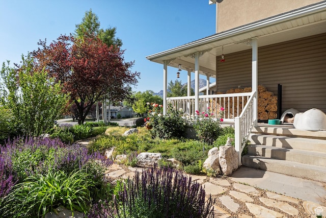 963 E 1275 N, Ogden, UT 84404 - view of yard featuring covered porch