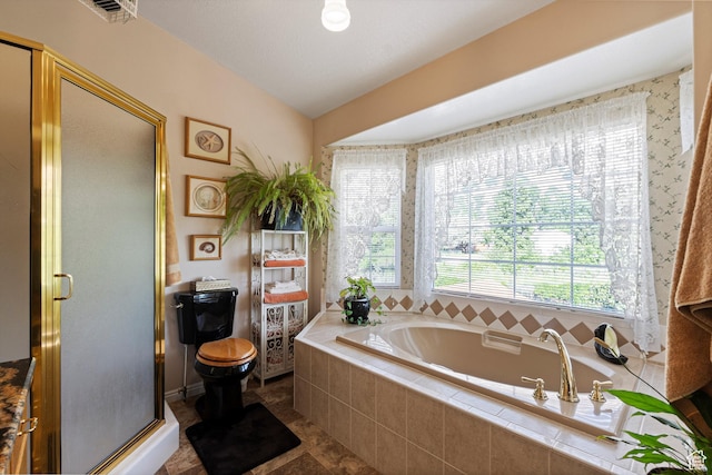 963 E 1275 N, Ogden, UT 84404 - full bath with a bath, a shower stall, and toilet