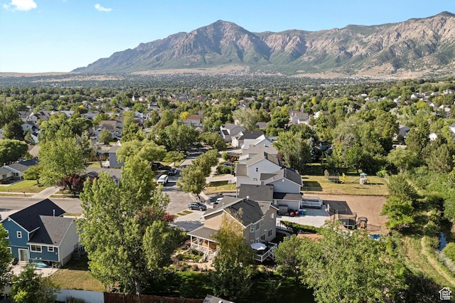 963 E 1275 N, Ogden, UT 84404 - aerial view of residential area featuring a mountain backdrop