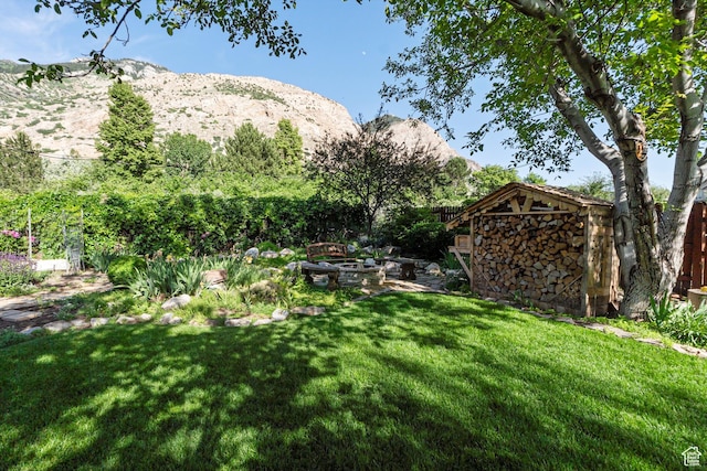 963 E 1275 N, Ogden, UT 84404 - view of yard with a mountain view