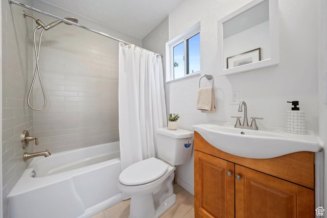 5111 S 1000 E, Murray, UT 84117 - full bath featuring vanity, shower / bath combo, and toilet