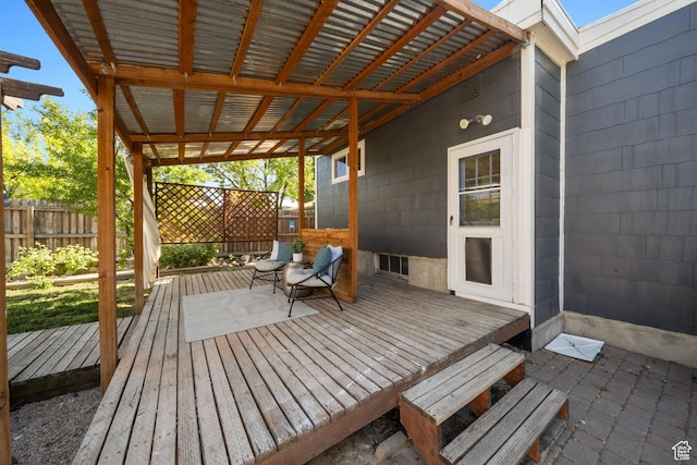 5111 S 1000 E, Murray, UT 84117 - view of wooden deck