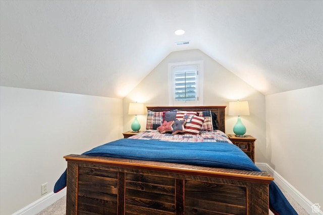1784 E Ellerbeck Ln, Draper, UT 84020 - carpeted bedroom featuring lofted ceiling and baseboards