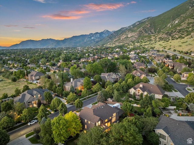 1784 E Ellerbeck Ln, Draper, UT 84020 - aerial view of residential area featuring mountains