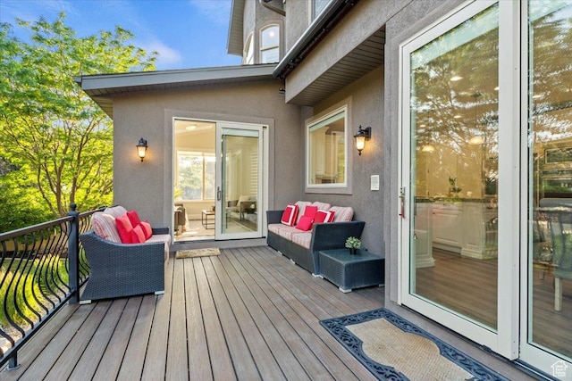 1784 E Ellerbeck Ln, Draper, UT 84020 - wooden terrace featuring outdoor lounge area