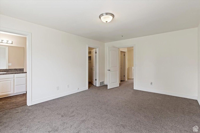 502 E 475 N, Ogden, UT 84404 - unfurnished bedroom featuring carpet, baseboards, and ensuite bath