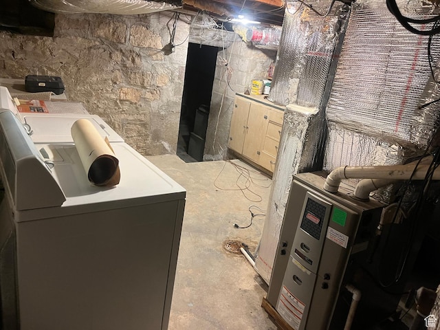 396 W 400 N, Manti, UT 84642 - unfinished below grade area featuring washer and clothes dryer