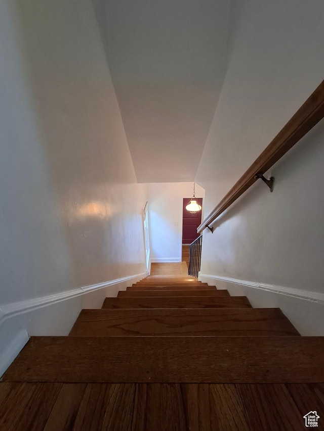 1130 S 1300 E, Salt Lake City, UT 84105 - stairs with wood finished floors and baseboards