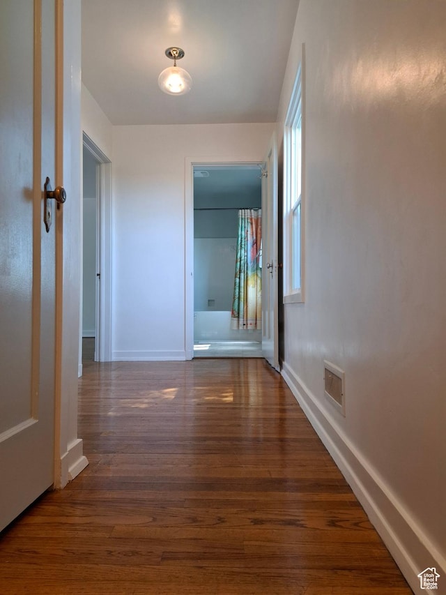 1130 S 1300 E, Salt Lake City, UT 84105 - hall featuring wood finished floors and baseboards