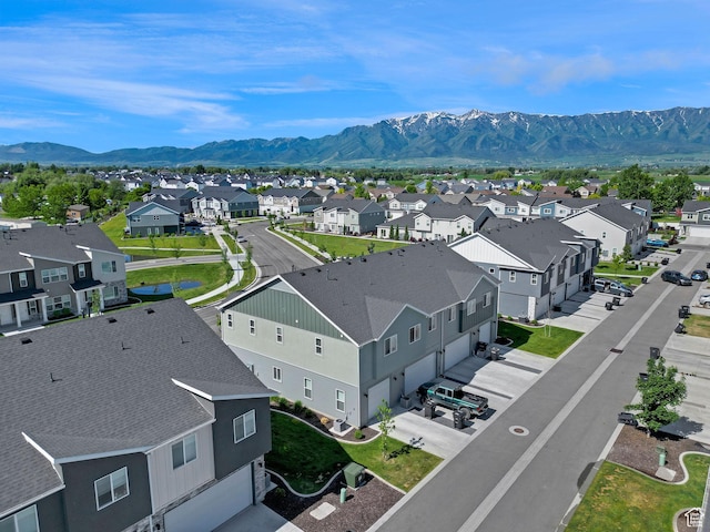 1230 W 1820 S, Logan, UT 84321 - aerial view of residential area featuring a mountainous background