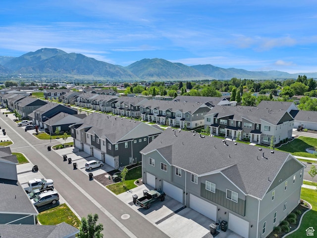 1230 W 1820 S, Logan, UT 84321 - aerial view of residential area with mountains