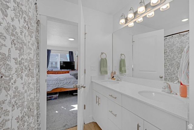 1230 W 1820 S, Logan, UT 84321 - bathroom featuring ensuite bathroom and double vanity