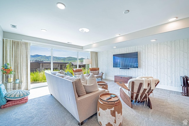 11517 N Perspective Dr, Hideout, UT 84036 - carpeted living room with recessed lighting